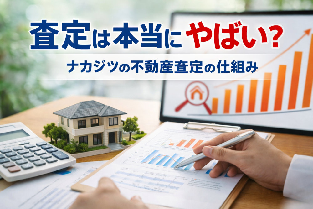 査定は本当にやばい？ナカジツの不動産査定の仕組み