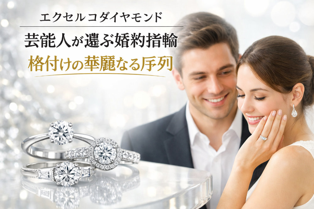 【エクセルコダイヤモンド】芸能人が選ぶ婚約指輪 格付けの華麗なる序列