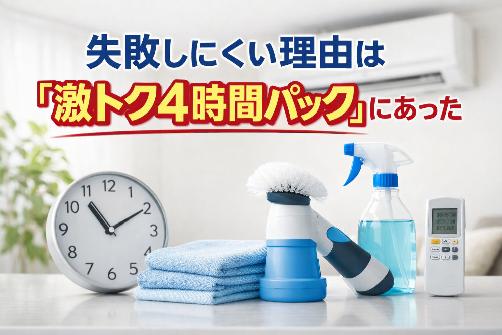 失敗しにくい理由は「激トク4時間パック」にあった
