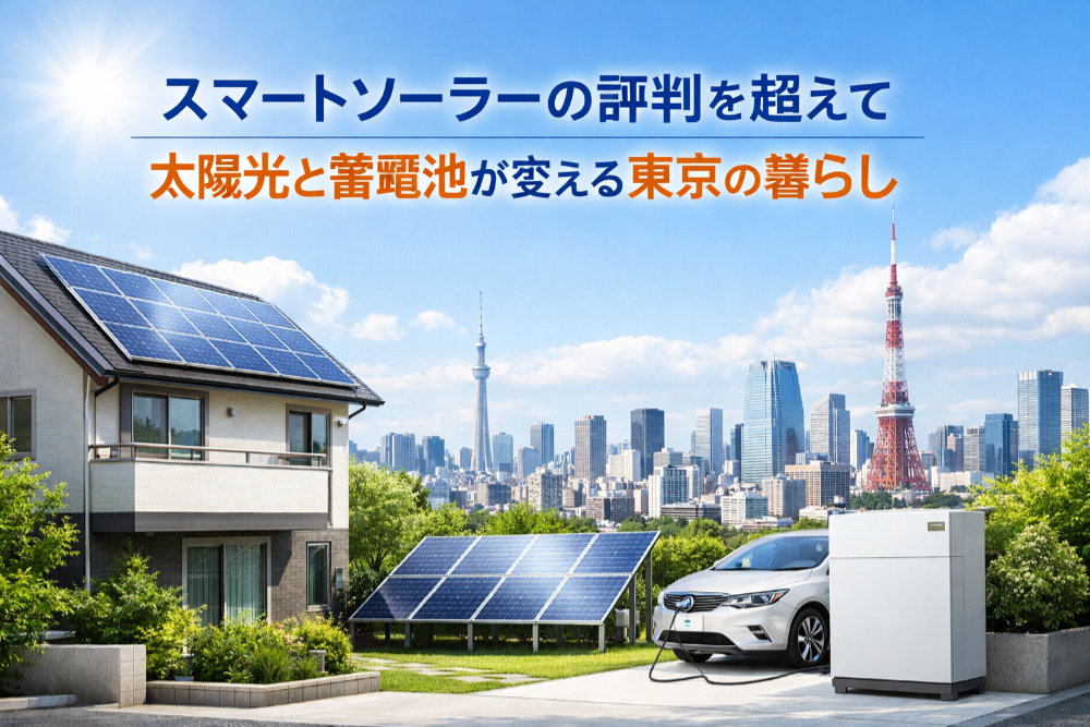 スマートソーラーの評判を超えて──太陽光と蓄電池が変える東京の暮らし