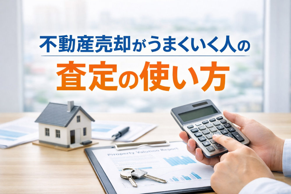 不動産売却がうまくいく人の査定の使い方