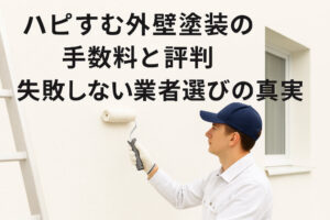 ハピすむ外壁塗装の手数料と評判｜失敗しない業者選びの真実