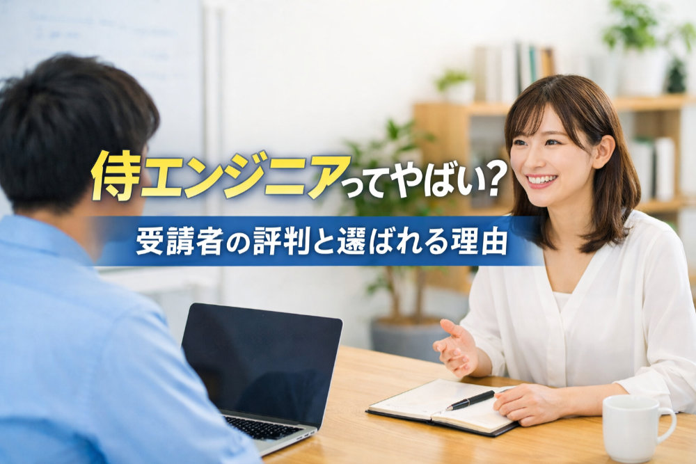 侍エンジニアってやばい？受講者の評判と選ばれる理由