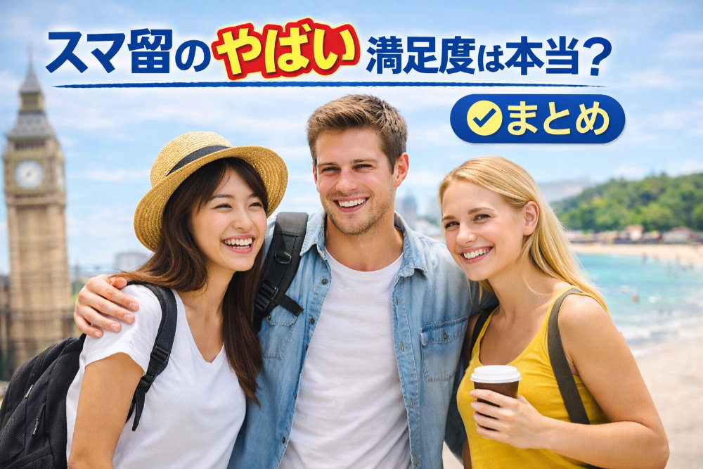 スマ留のやばい満足度は本当？まとめ