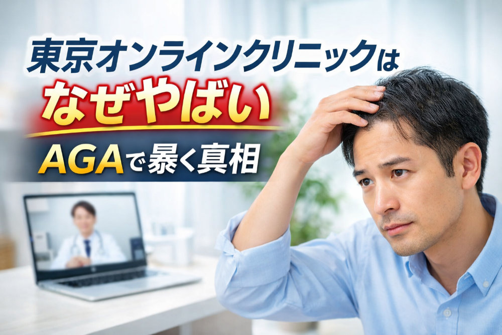 東京オンラインクリニックはなぜやばい｜AGAで暴く真相
