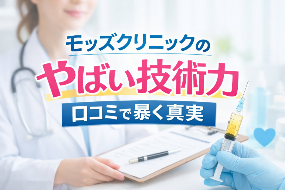 モッズクリニックのやばい技術力、口コミで暴く真実