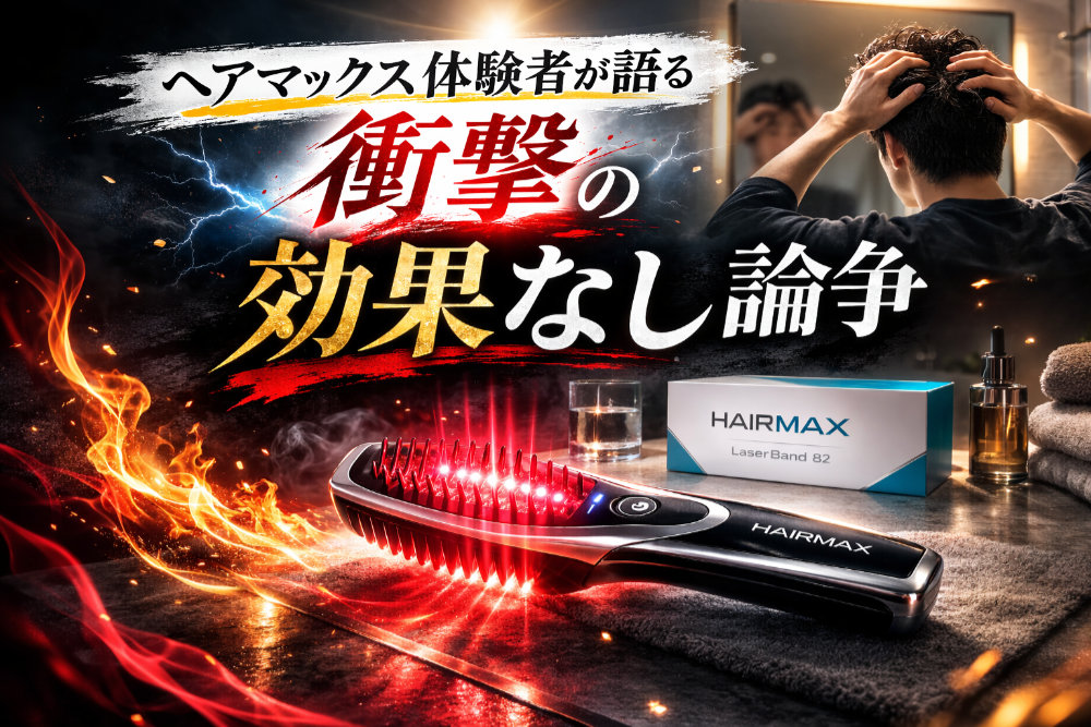 ヘアマックス体験者が語る、衝撃の効果なし論争