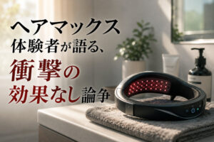 ヘアマックス体験者が語る、衝撃の効果なし論争