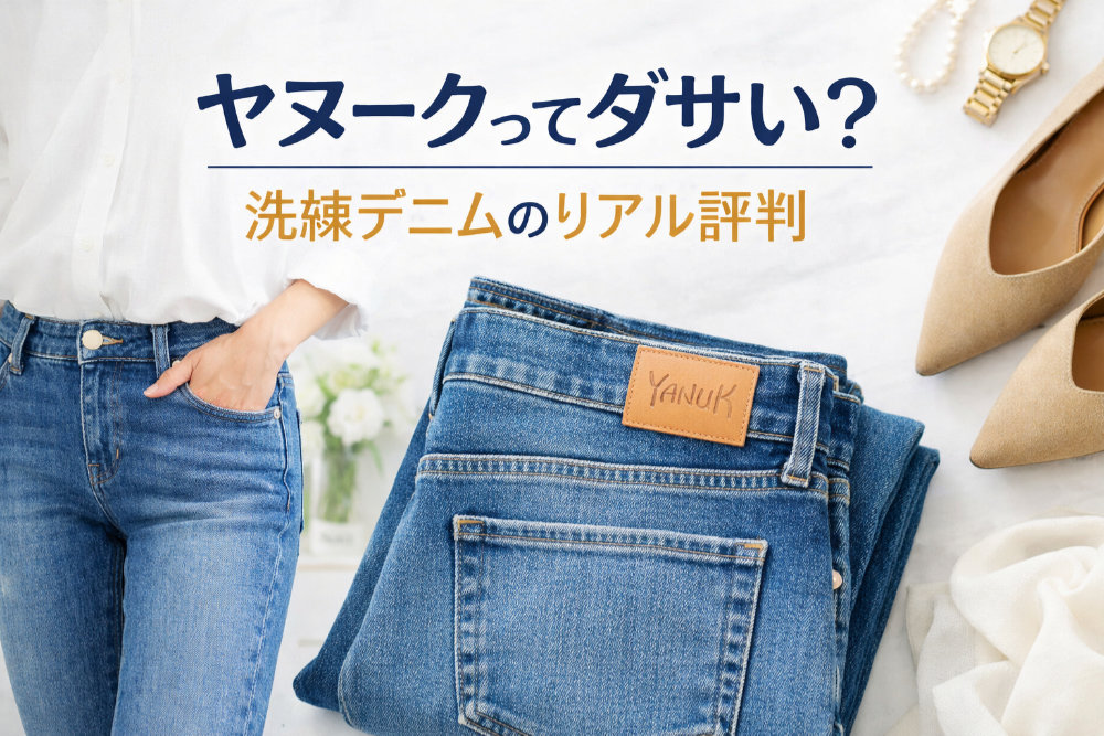 ヤヌークってダサい？洗練デニムのリアル評判