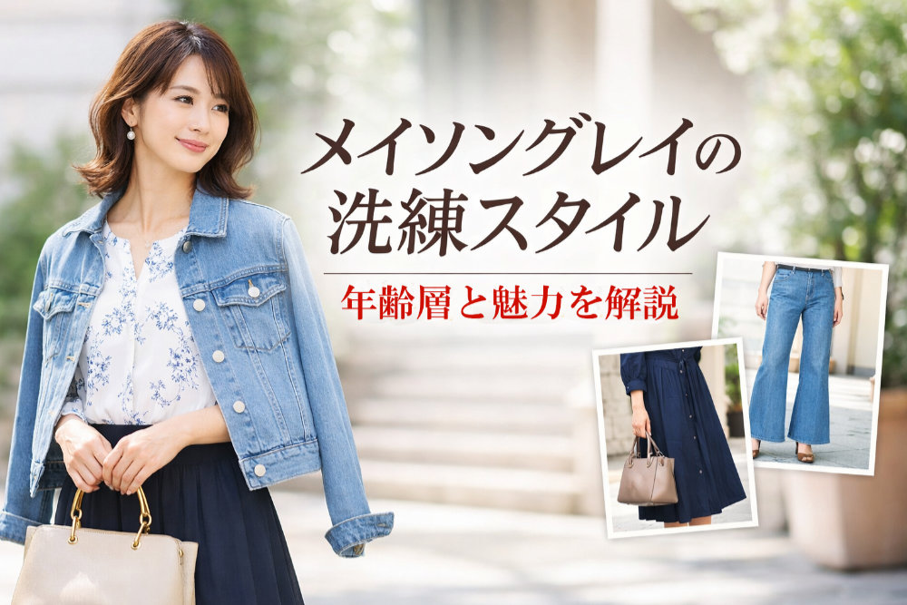 メイソングレイの洗練スタイル｜年齢層と魅力を解説