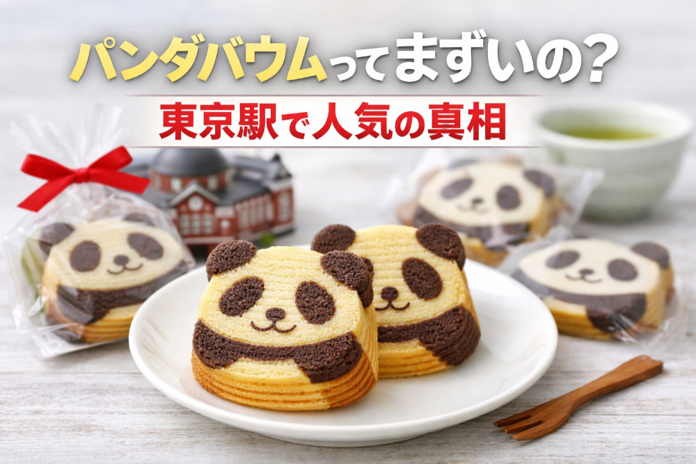 パンダバウムってまずいの？東京駅で人気の真相