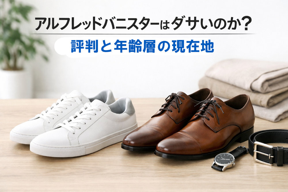 アルフレッドバニスターはダサいのか?評判と年齢層の現在地