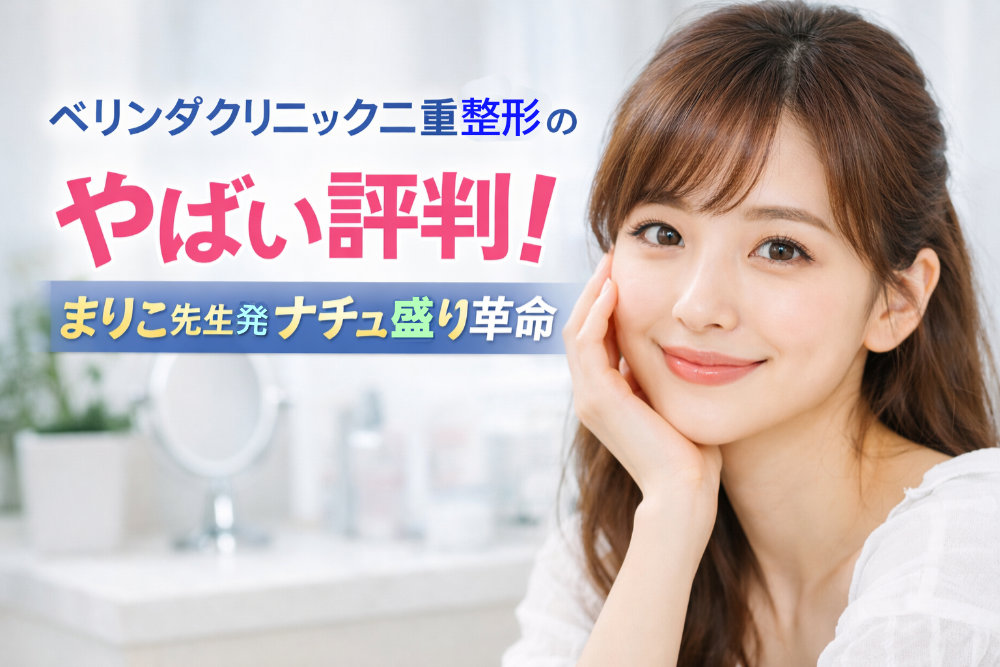 ベリンダクリニック二重整形のやばい評判!まりこ先生発ナチュ盛り革命