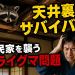 天井裏サバイバル｜古民家を襲うアライグマ問題