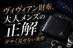 ヴィヴィアン財布、大人メンズの正解|ダサく見せない条件