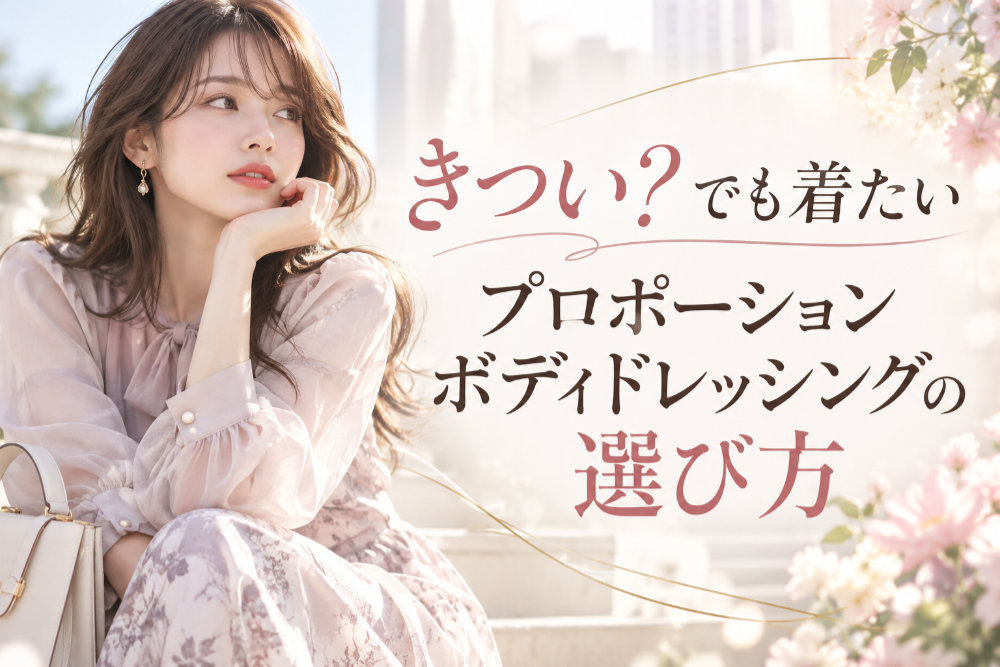 きつい?でも着たい|プロポーションボディドレッシングの選び方
